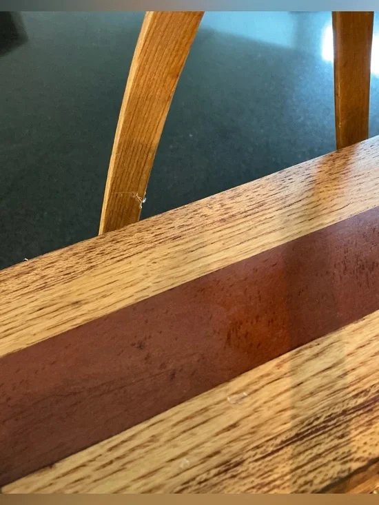 Wooden Box Purse with Maple Leaf Inlay - Picture 5 of 11